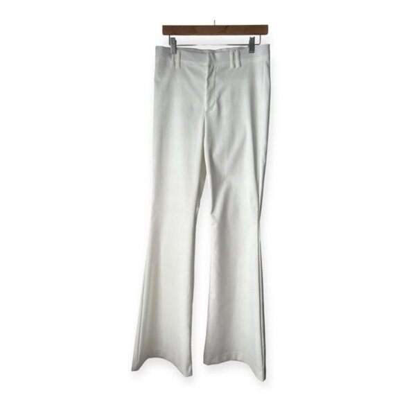 NWT Zara Elegant White Flared Dress Pants - Picture 1 of 7